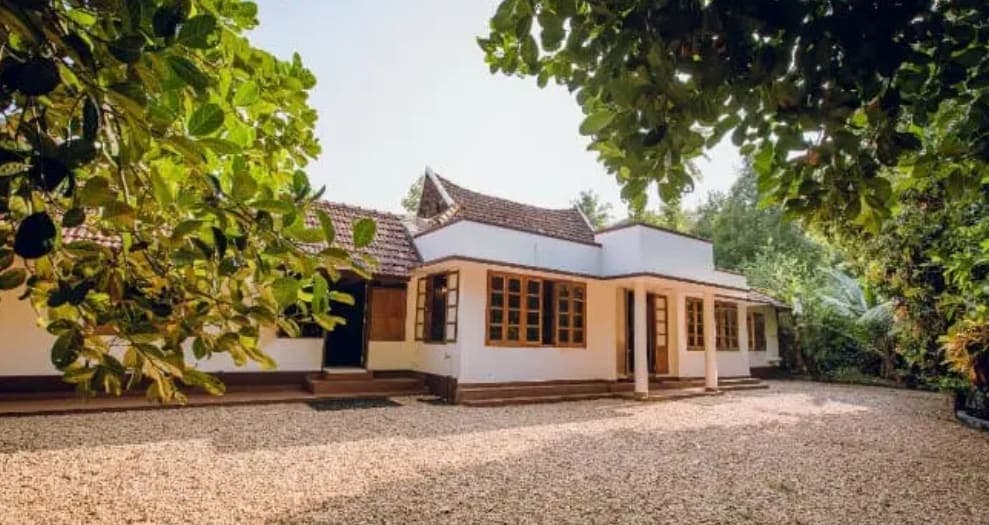 tradisional home near by meenachil creek